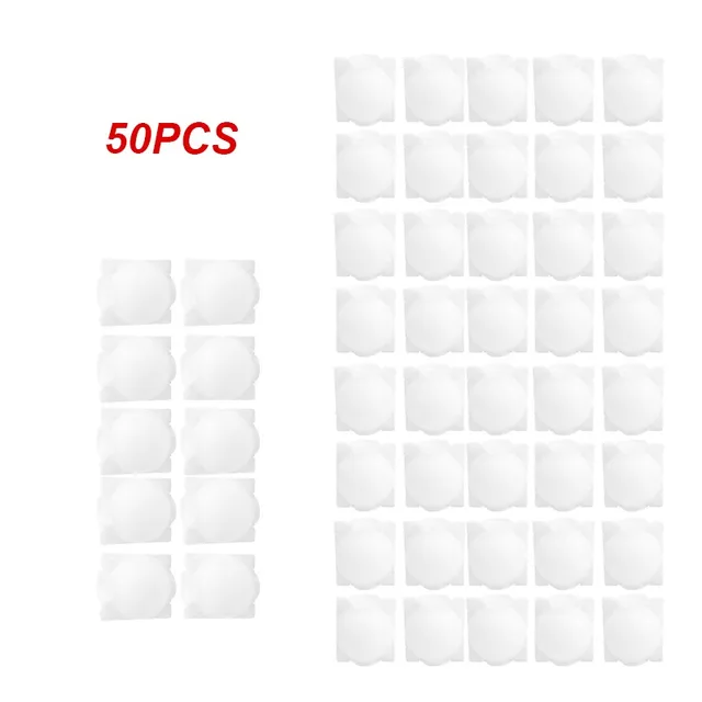5cm White 50PCS