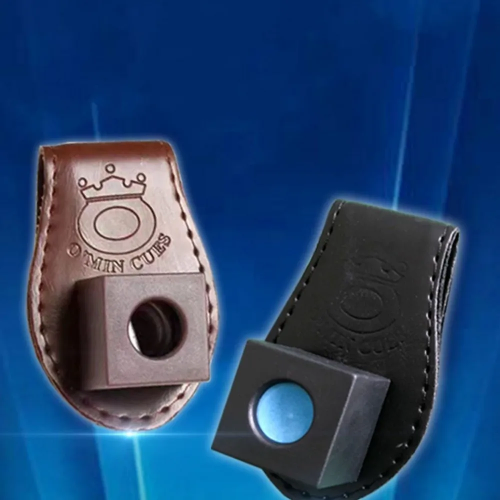 O'MIN Super Magnetic Leather Portable Square Chalk Holder -Black