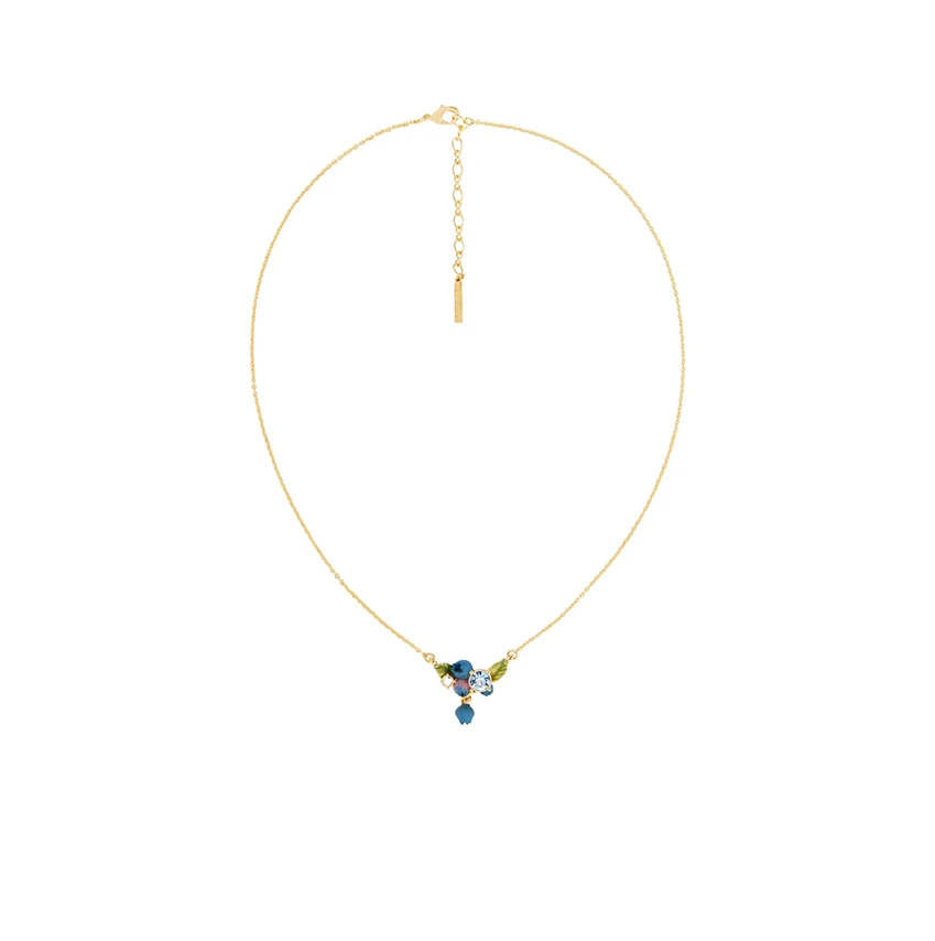 

Европейские и американские модные тренды весна-лето 2024 новинка милые и романтичные зеленые листья черники ручной работы с эмалью