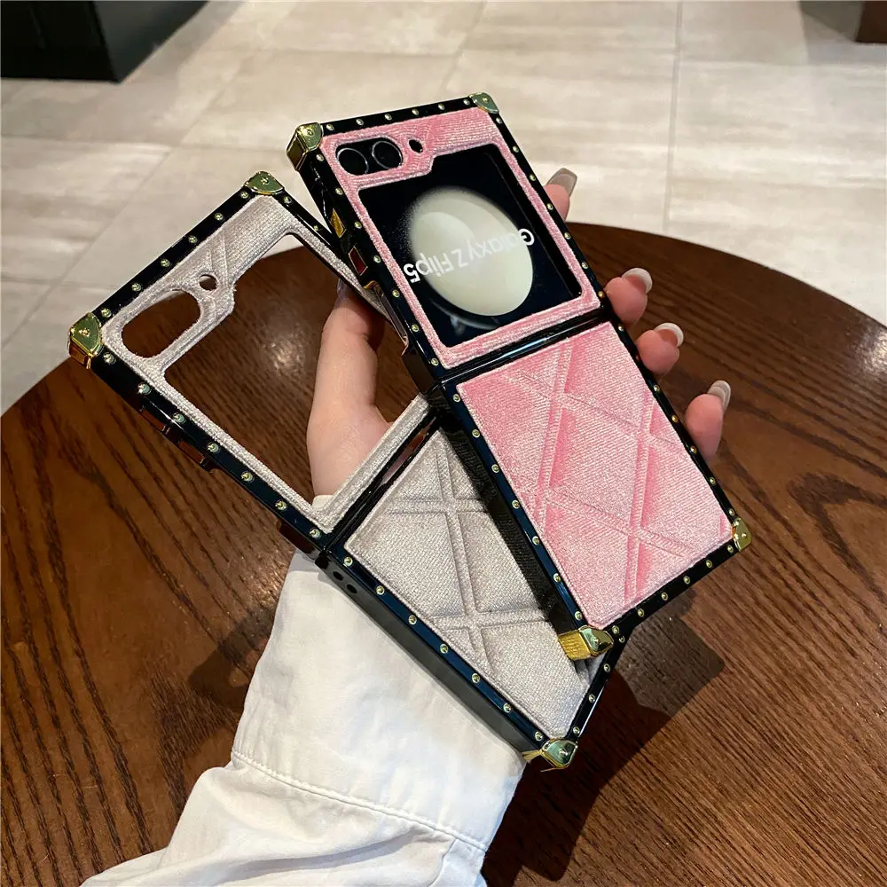 Soft Touch Fur Phone Case For Samsung Galaxy Z Flip Shockproof_voghion.com