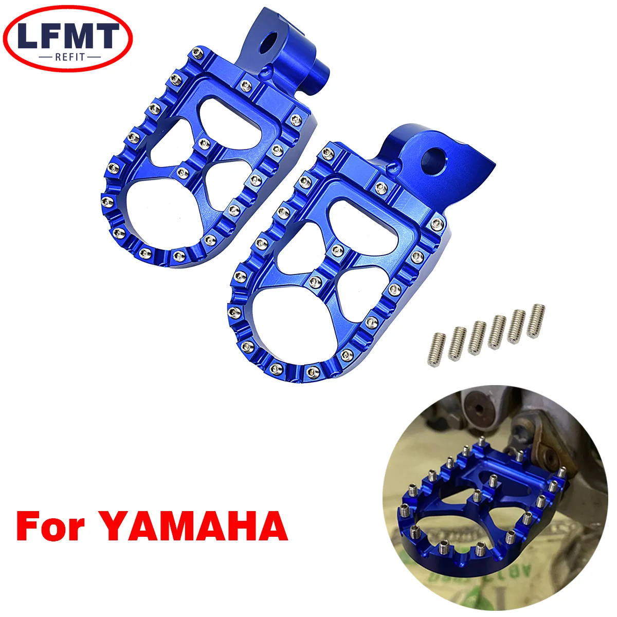 

Подножки для мотоцикла, подножки, педали для YAMAHA YZ125 250 250F 450F 250X 125X 450FX 250FX WR250F 450F 1997-2023