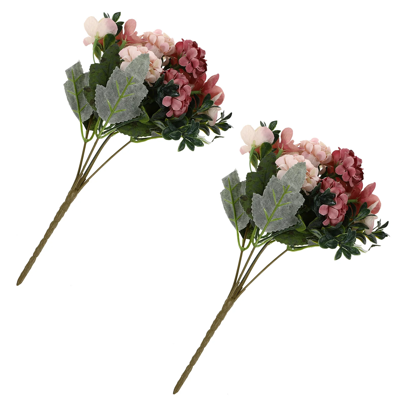 

2pcs Artificial Flowers Hydrangea Flowers Artificial Flower Bunch Bouquet Floral Table Centerpieces with Long Stem for DIY Home
