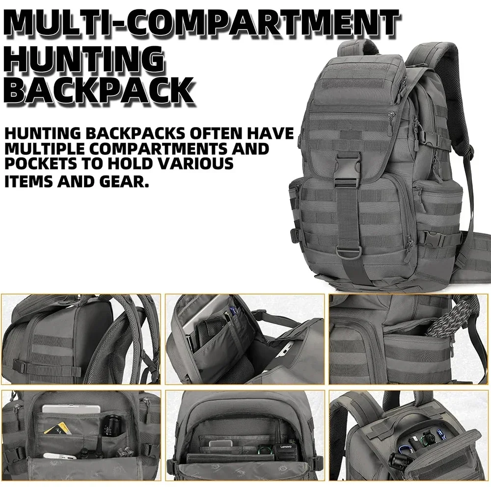 Waterproof Tactical Backpack for Outdoor Hunting and Camping