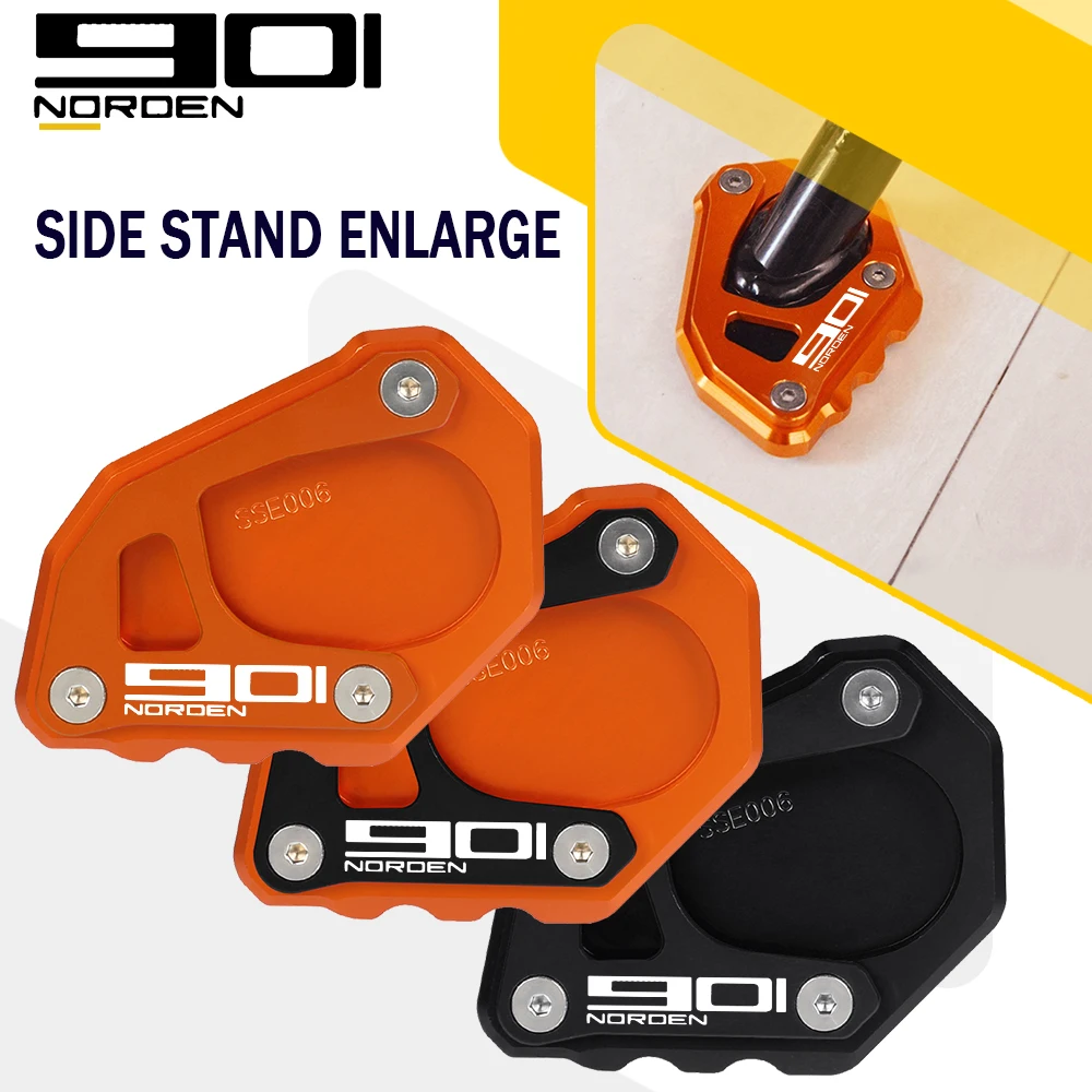 

For Husqvarna 901 Norden 901Norden 701 Enduro SMC 2021 2022 2023 Motorcycle Accessories Side Stand Enlarge Plate Kickstand
