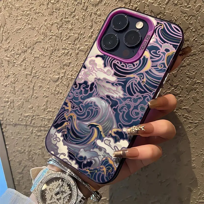 Classic Japanese Style Waves Phone Case