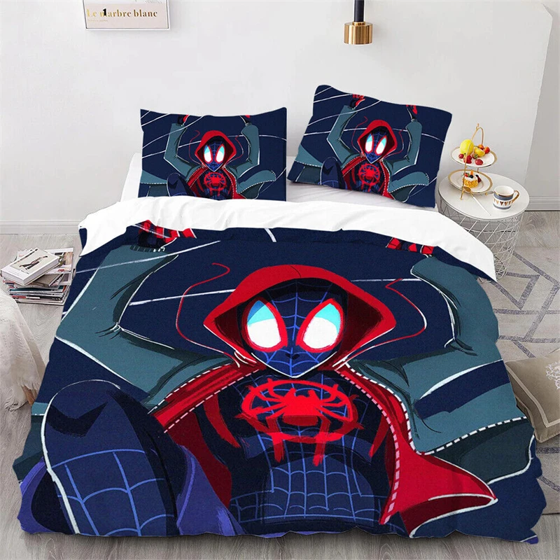 Housse de couette Spiderman 140×200, parure de lit, coton – Image 9