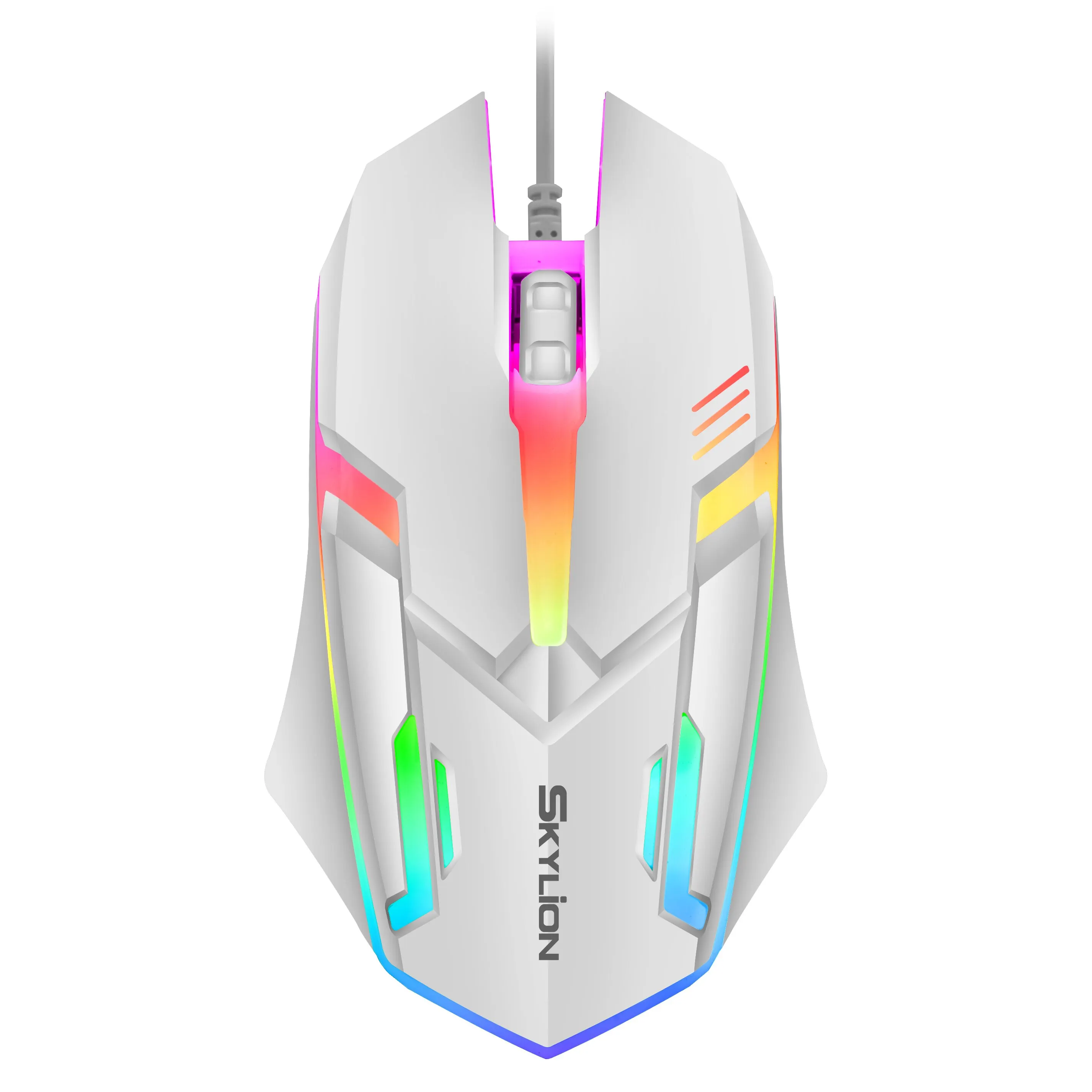 Skylion F1 Mouse Cablato A 3 Tasti Illuminazione Colorata Gaming And Office Per Microsoft Windows E Sistema Apple Ios