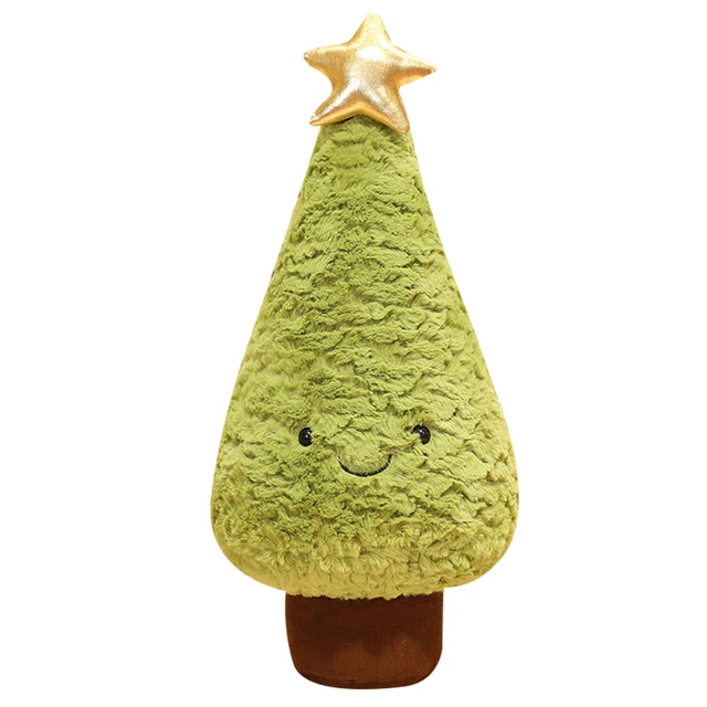 1Pcs 29CM Simulation  Tree Plush Toys Cute Evergreen Plush Pillow Dolls Wishing Trees Stuffed for  Dress Up