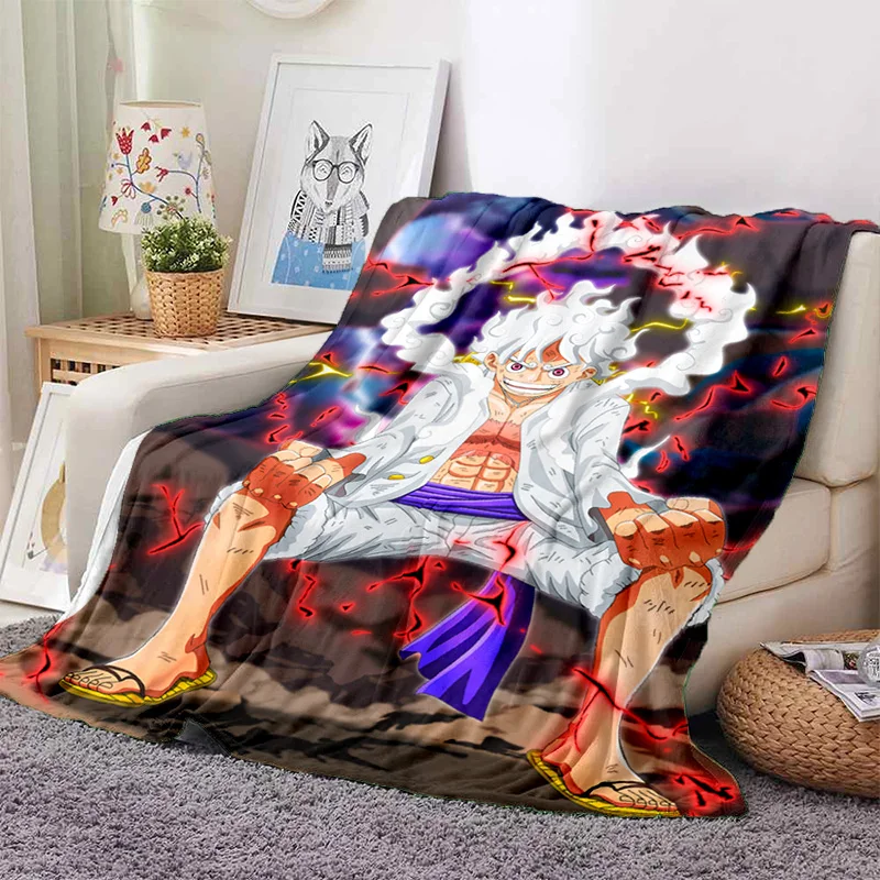 Luffy Blanket Seasonal Blankets Used for Sofas Beds Living Rooms Travel Picnics Blankets Gifts Thin Blankets 6