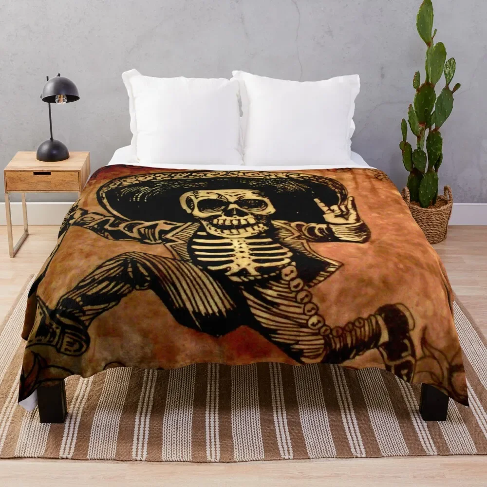 

Одеяло Posada Day of the Dead Outlaw, Детские Зимние кровати, индивидуальная фотография волос