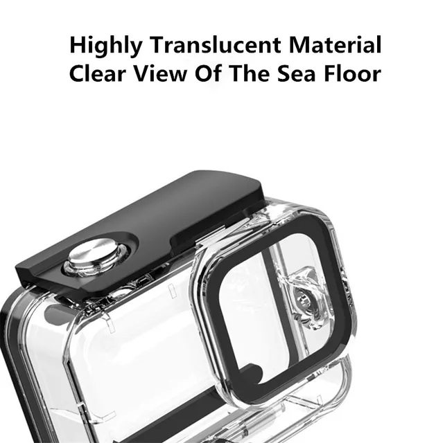 Étui étanche 60M pour GoPro Hero 13 12 11 10 9, couvercle de boîtier de plongée sous-marine pour Go Pro Hero 9 10 11 12 13, accessoires 3