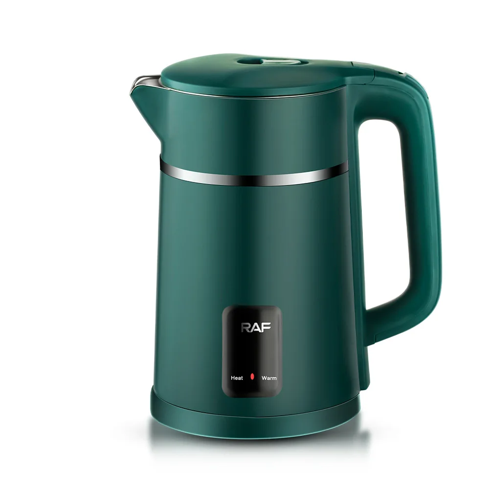 Electric Kettle, 2 L Double Wall Food Grade Stainless Steel Interior