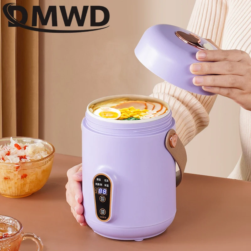 110V Electric Kettle Health Tea Water Boiler Stew Hot Pot Soup Porridge Slow Cooker Rice Cooking Heating Lunch Box Food Warmer 4