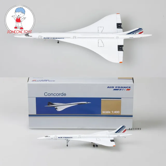 1/400 Concorde Air France Airplane Model 1976-2003 Airliner Alloy Diecast Air Plane Model Children birthday Gift Toys collection 1