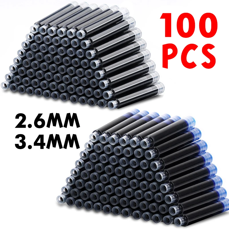 thumbnail image 1 of 100 piezas de recambios de metal reemplazables de 2,6/3,4 mm para bolígrafos especiales de oficina y negocios, para escribir, material de oficina, 1 of 4