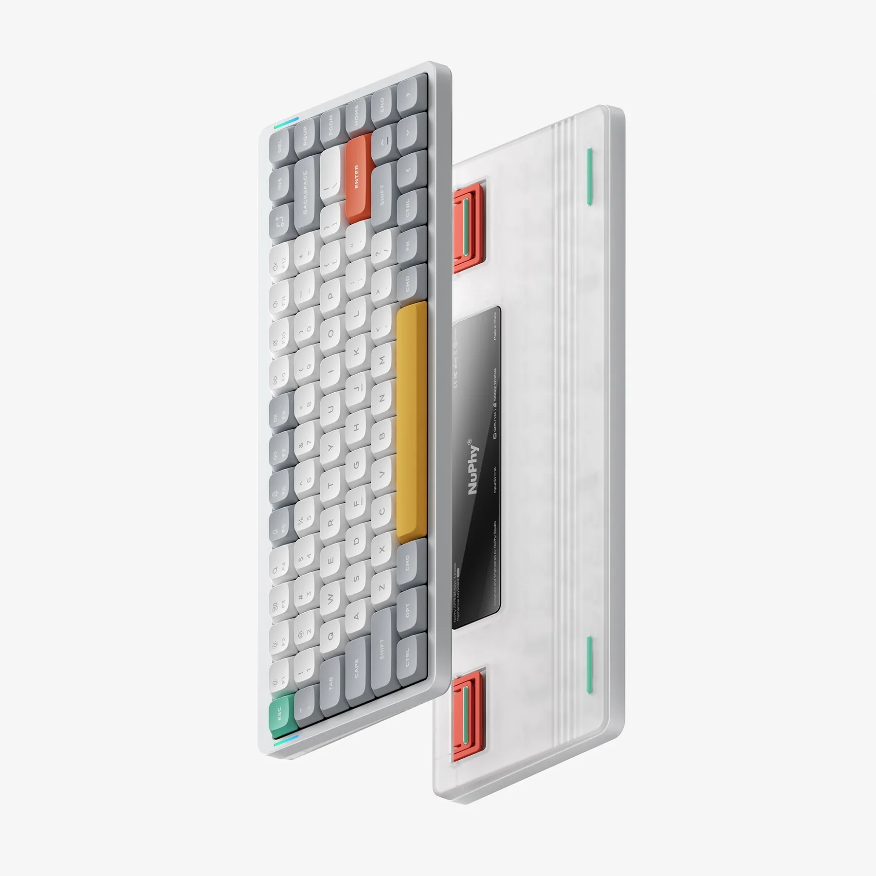 Nuphy Air75 V2 Bluetooth 2,4g Wireless mechanische Tastatur Low 