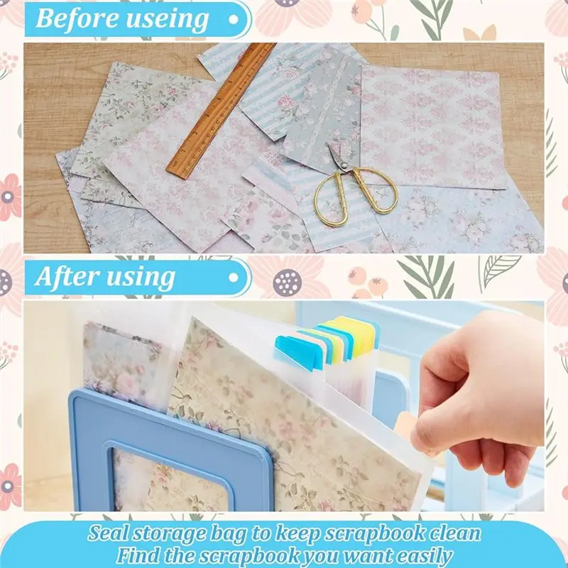 AB11-스크랩북 스크랩북 정리함 빈티지 스크랩북 용지 광고용 테크 테이프 접착제 리필