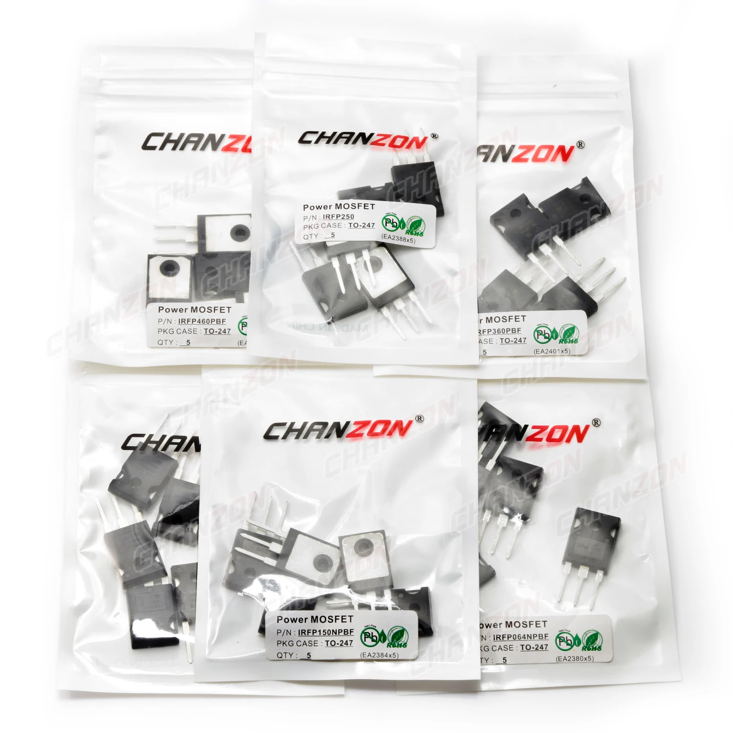 BJT Transistor Transistors Kit Mosfet Transistor 5Pcs Original TO-247 High Power Mosfet Transistor Irfp260 Irfp460 Irfp250 Irfp240 Irfp450 Irfp064 Irfp360 Irfp150 Electronic BJT