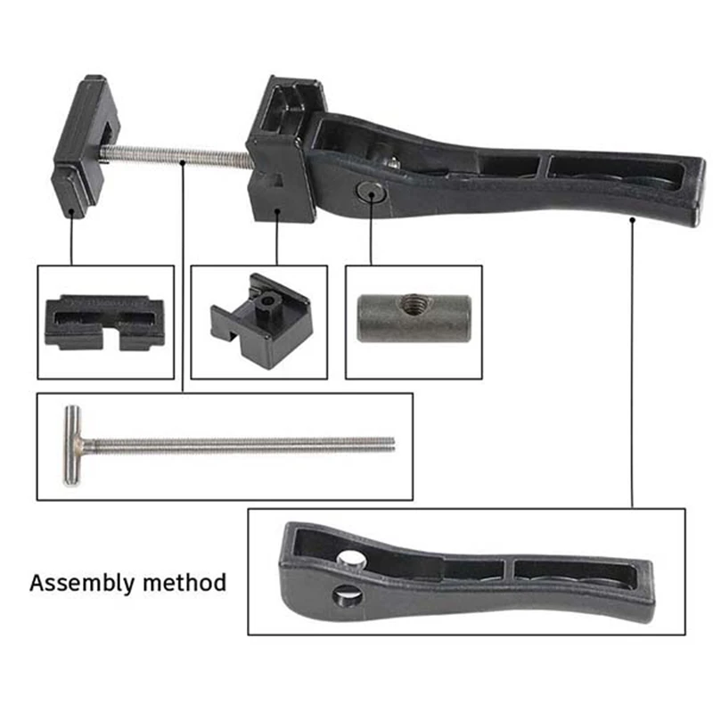 Truck Tonneau Cover Kit Universal Parts For Hard Tri-Fold Tonneau Cover Pickup Truck Cargo Cover Fixing Kit