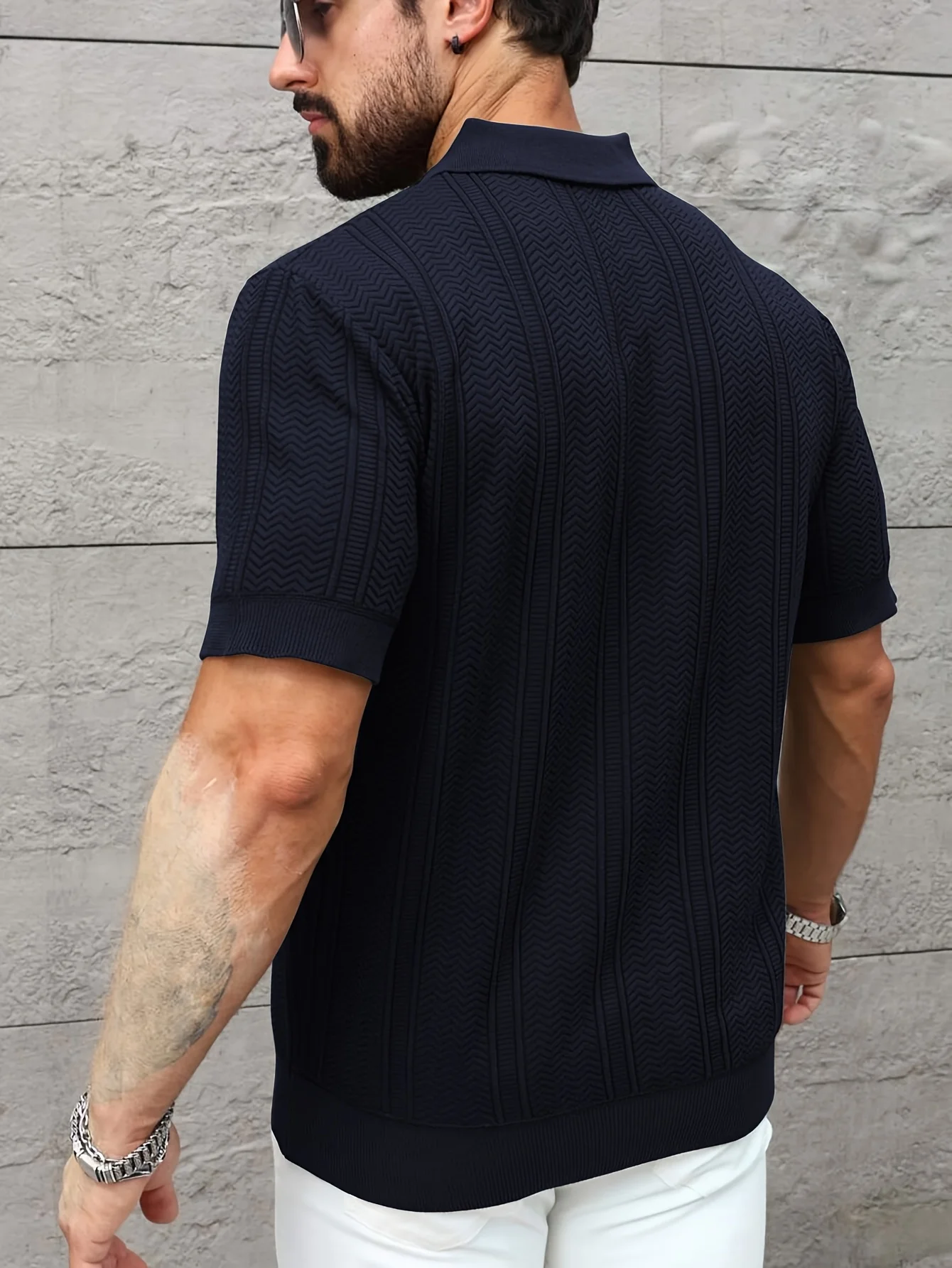 Summer Casual Knit Polo