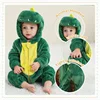 MICHLEY Carnival Winter Baby Rompers Hooded Flannel Toddler Infant Clothes Overall Bodysuits Jumpsuit Costume For Kids Girl Boy 5