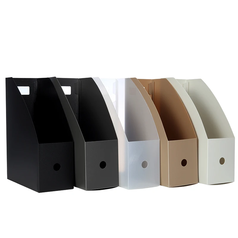 A4 Foldable Office Desktop File Organizer Book Storage Box Waterproof Student Bookstand & Storage Bin