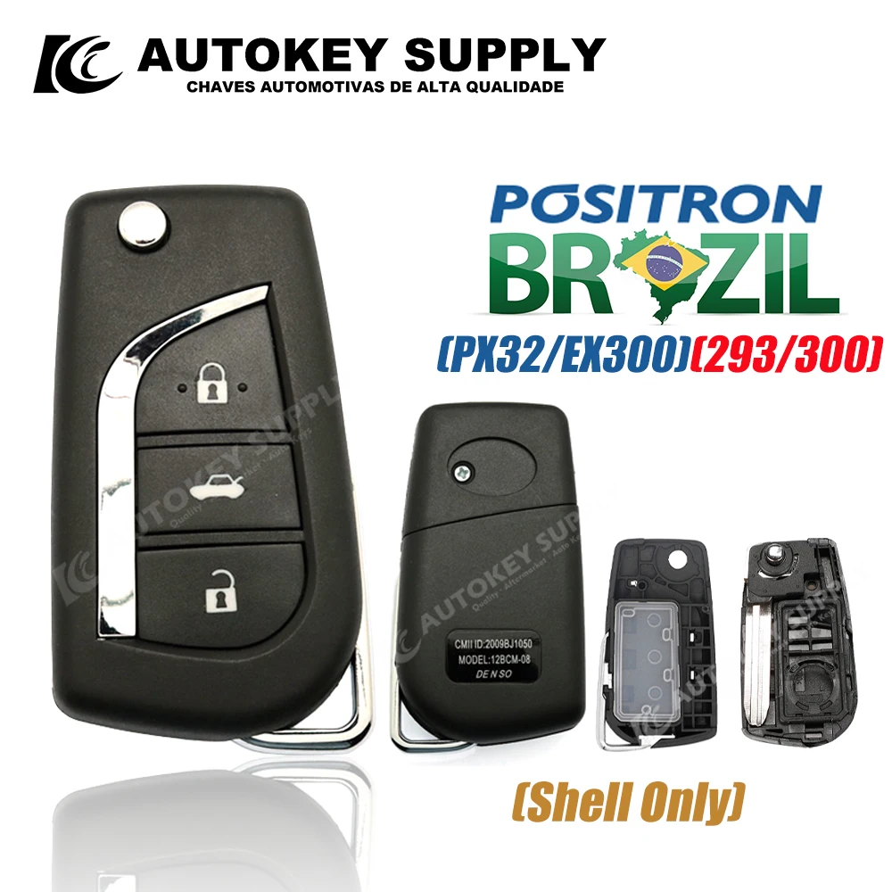 Positron-Flex-per-Toyota-Remote-Car-Key-con-Logo-sistema-di-allarme-di-alta-qualit-doppio.jpg Positron Flex per Toyota Remote Car Key con Logo sistema di allarme di alta qualità doppio programma PX32 EX300 293 330 360 AutokeySupply - Positron Flex per Toyota Remote Car Key con Logo sistema di allarme di alta qualit doppio