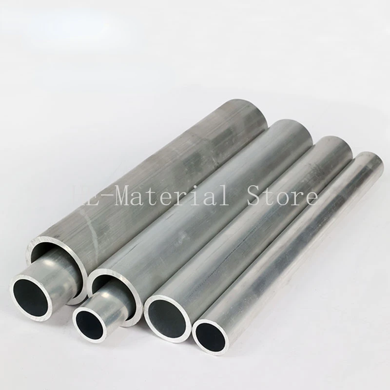6061 Aluminium Alloy Tube OD 52/53/55/58mm Hollow Round Aluminum Tube ID 35/40/44/45/50mm 1Pcs