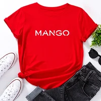 2025 nouvelle tendance femme coton T-shirt printemps été quotidien décontracté mode col rond manches courtes haut femme maison extérieur confort t-shirts 3