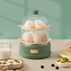 Double layer Egg Boiler Household Electric Egg Cooker Steamer Poacher Multifuctional Corn Milk Heating Breakfast Machine 220V 1