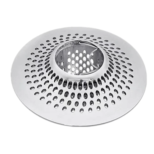 Shower Drain Hair Catcher Sink Strainer - 2 Pcs Tub Drain Hair Catcher,bathtub  Hair Catcher For Drain,hair Stopper For Shower Drain,stainless Steel Ga