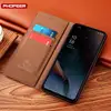 For Oukitel IIIF150 B2 Ultra B1 Pro Raptor LTD Air1 Ultra Plus Air1 Pro Magent Genuine Leather Case Flip Wallet Cover Coque 4