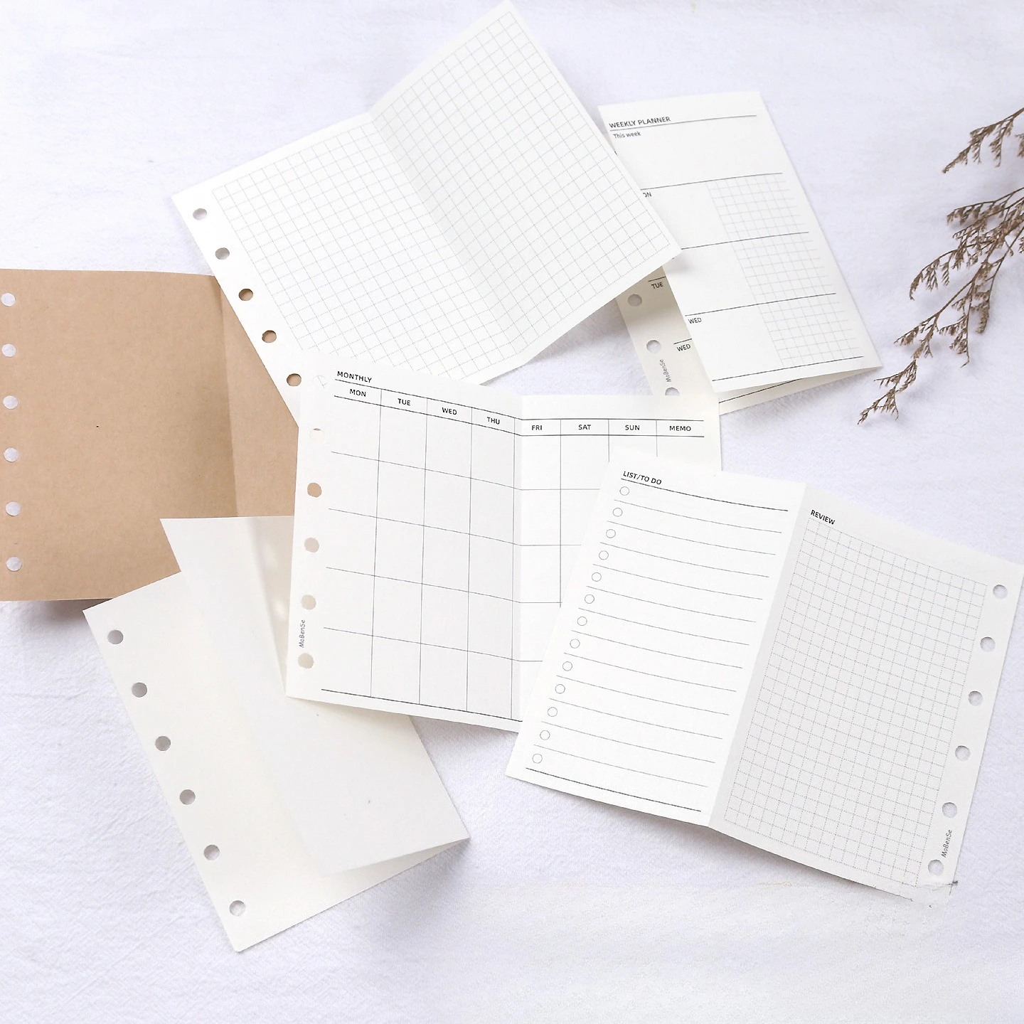 A7 Loose Leaf Refill Paper 4