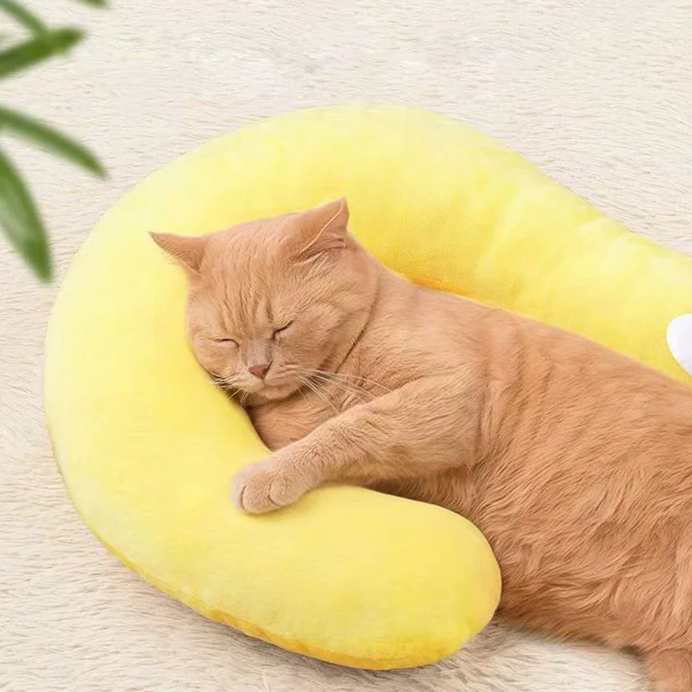 Pet Mat Pet Pillow Dog Question Mark U-shaped Pillow Four Seasons Universal Neck Sleeping Cat Small Supplies