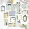 45pcs/Box Vintage Label Paper Scrapbooking Notes Handwritten Message DIY Handmade Collage Decorative Materials Office stationery 5