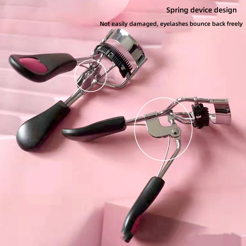 1PC Lady Eyelash Curler With Comb Tweezers Curling Clip Cosmetic Eye Beauty Tool