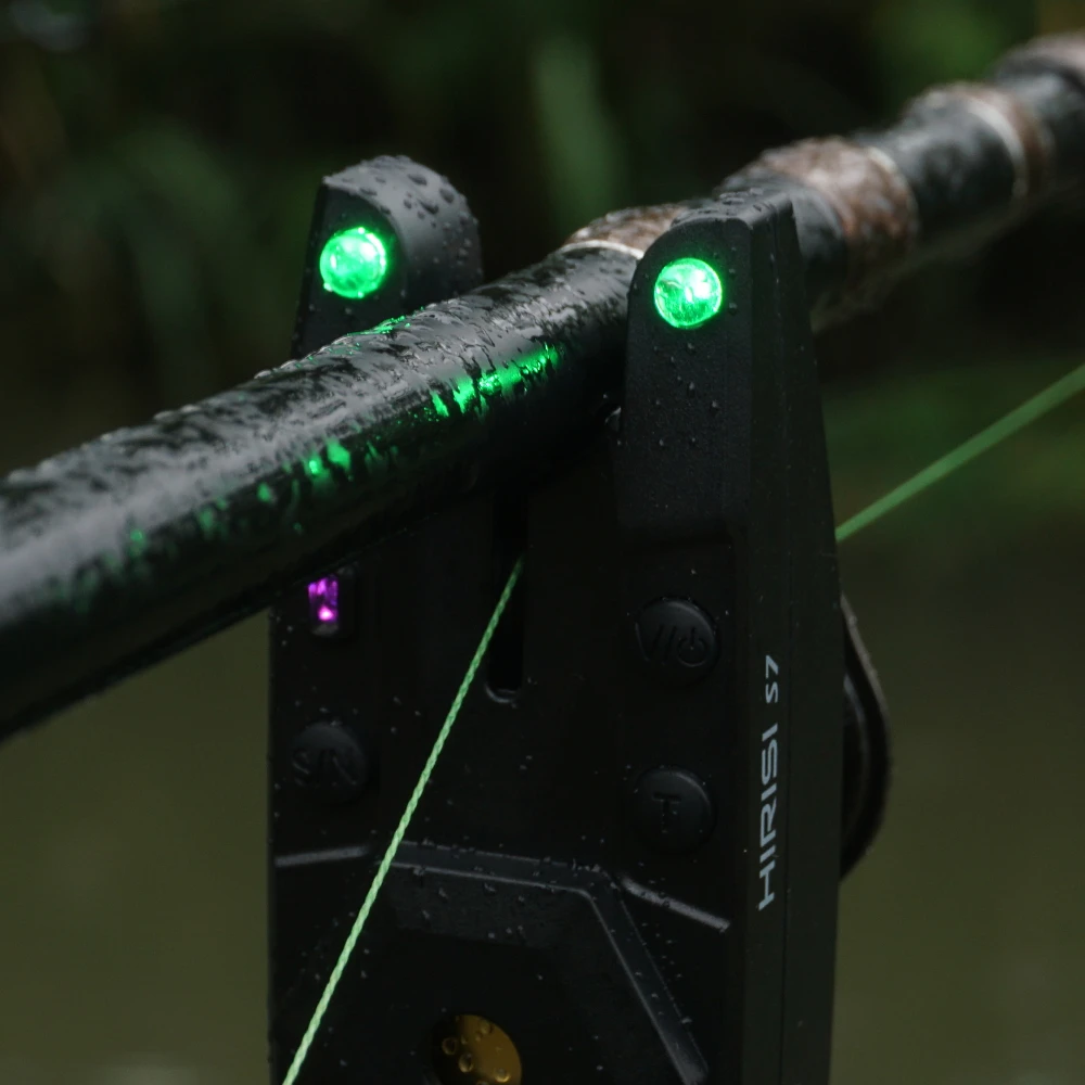 Hirisi Karpfen-Bissanzeiger Mit Fernbedienung - Vibrationsalarm Wasserdicht Für Angelruten