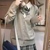 Fashionable single breasted long sleeved solid color cardigan - elegant women's V-neck knit design, Full score daily collocation 1