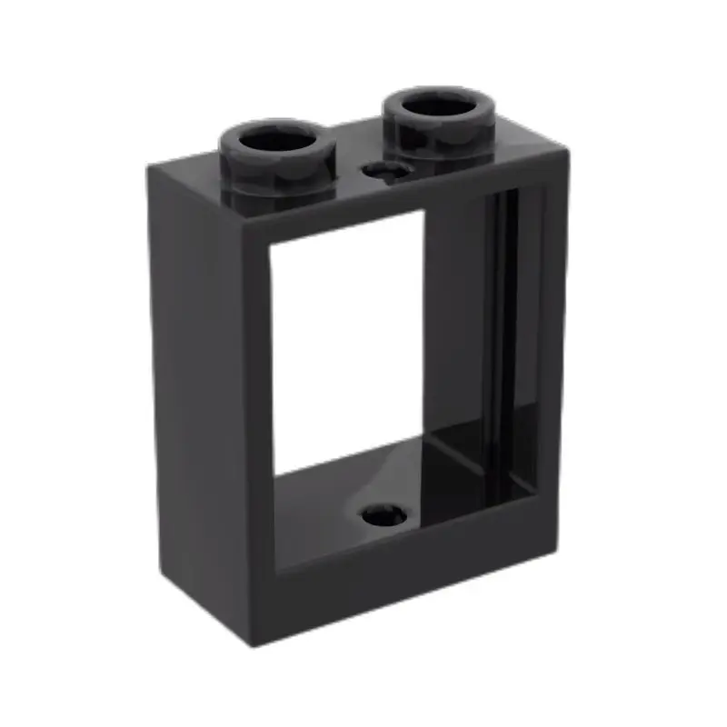 20pcsMOC Teile 60592 79128 Fenster 1x2x2 Flache Vorderseite Kompatible Steine DIY Bausteine Partikel Kind Puzzle Gehirn Spielzeug Geschenk – Detail 6