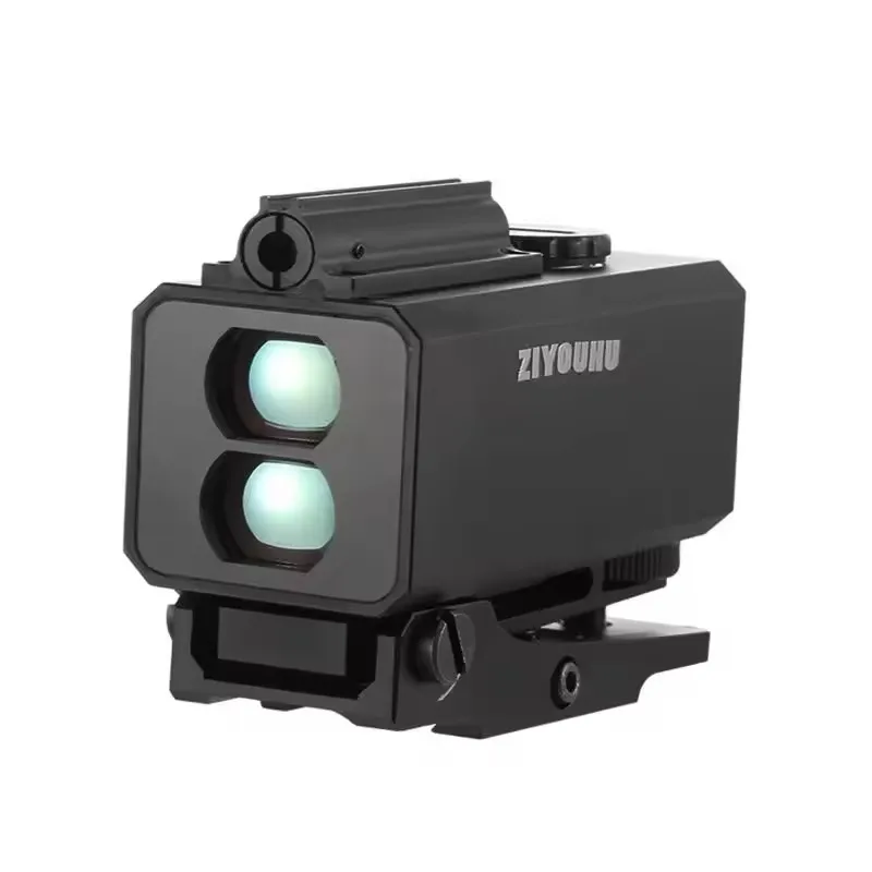 Upgrade Mini Laser Rangefinder with Red Dot for Hunting Shooting Distance Angle Speed MeasureTactical Scope Mounted Range Finder