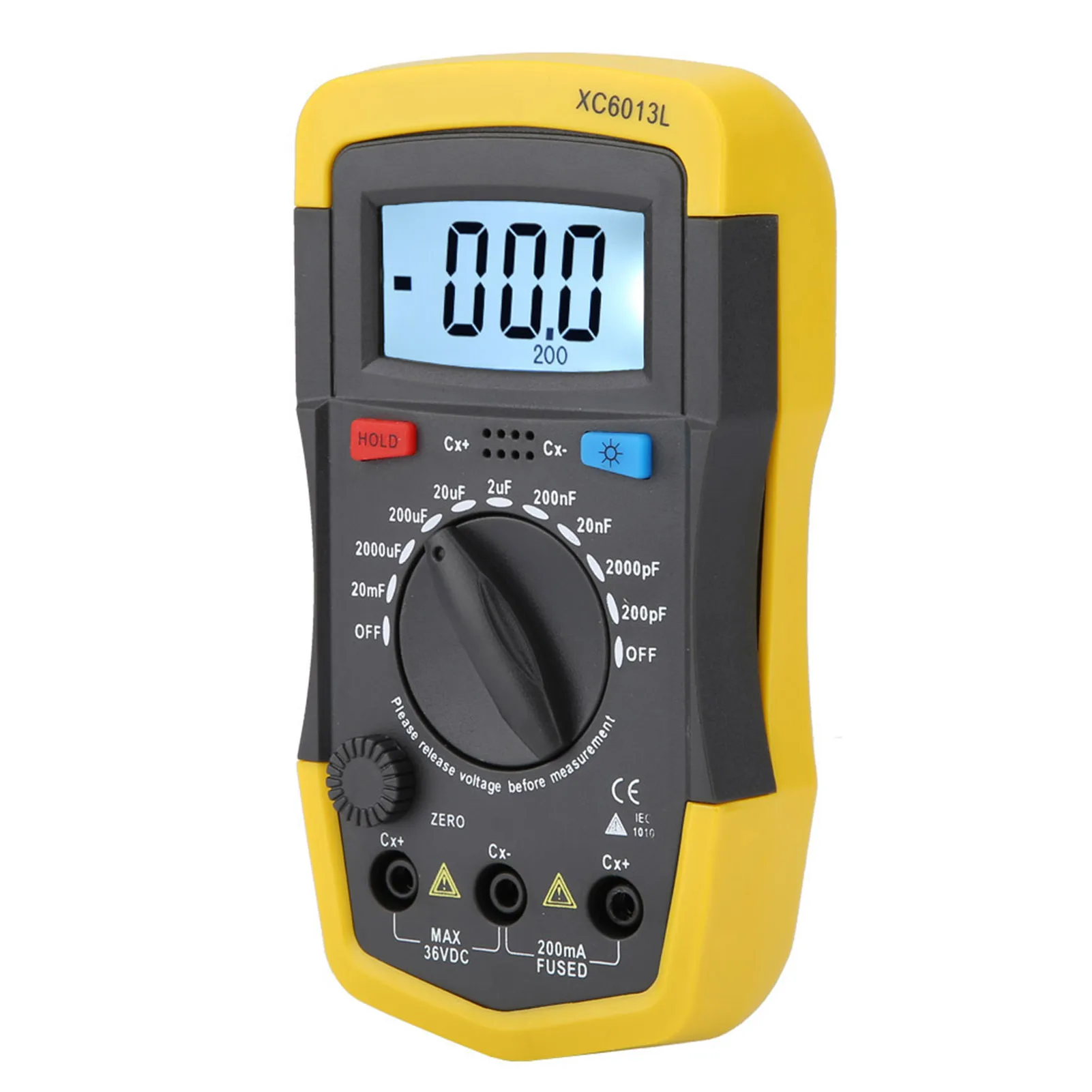 Capacitor Meter LCD Digital Capacitor Tester Capacitor Tester LCD Digital Capacitance Meter Capacitor Tester mF uF Circuit Gauge 4