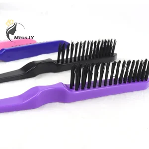 Three Rows Of Hair Combing Combed Nylon Hair Brush Tail Comb Hair Styling Hairdressing Tools Hairdressing Combing Fluffy Shape