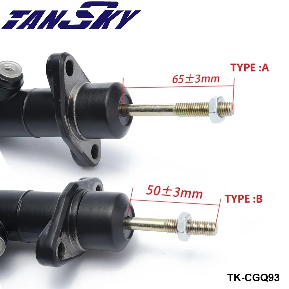 TANSKY Bolt On Race Clutch Master Cylinder Adapter Black For Hydraulic E-brake (Two Size: Type A,Type B ) TK-CGQ93