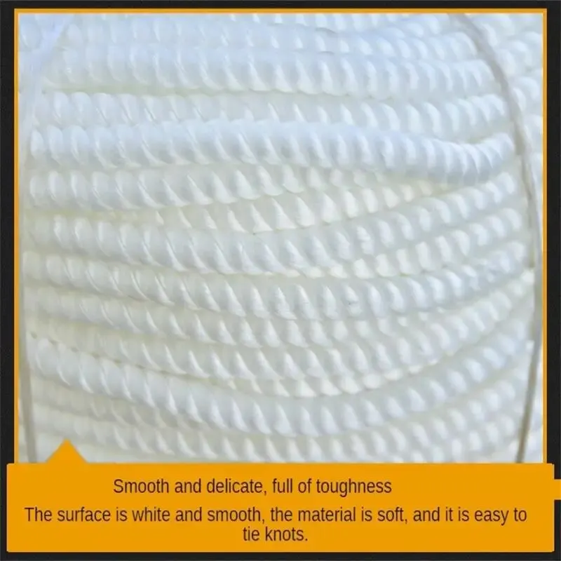 Nylon rope Nylon Rope Polyethylene Plastic Rope Rice Seedling for Marine Trucks Clothesline