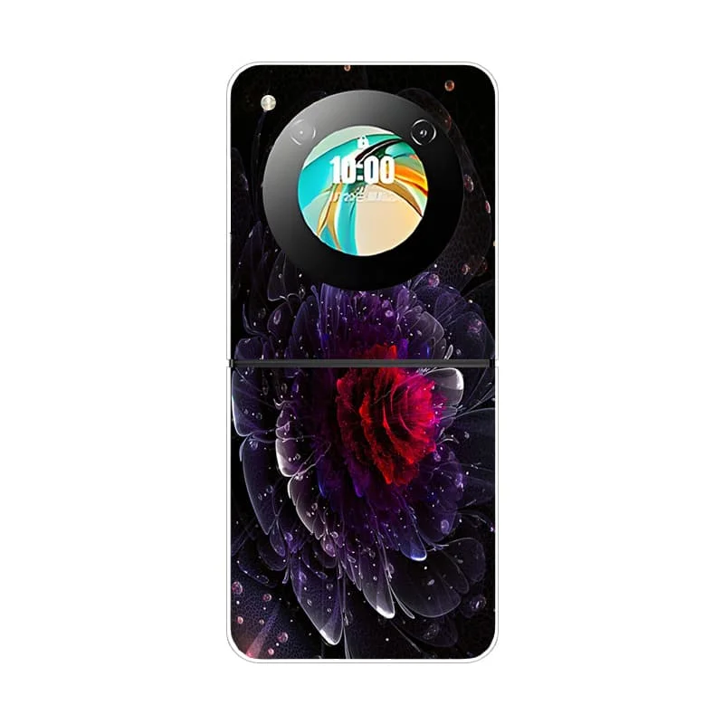 Soft Matte Silicone Back Cover with Fashion Painted Design