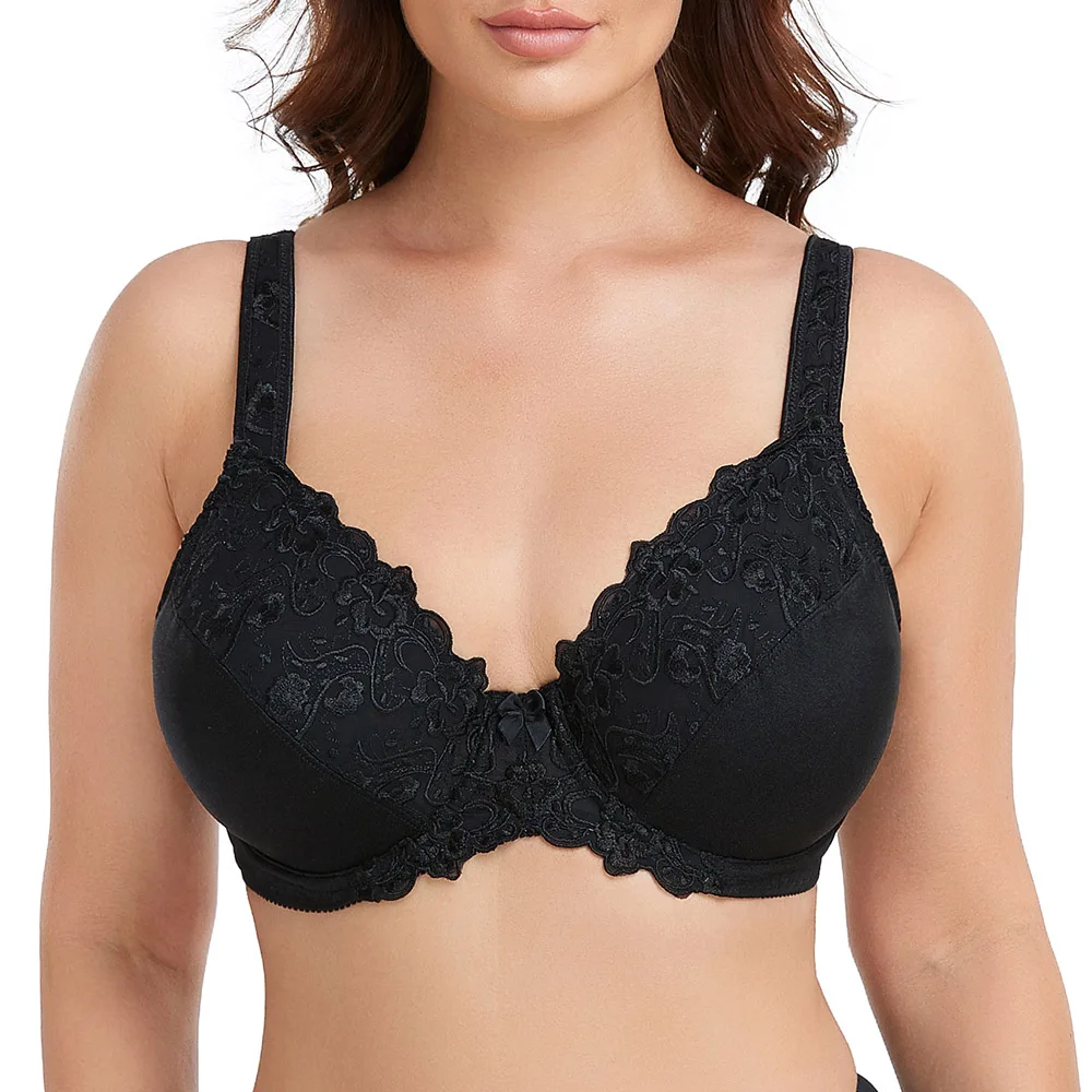 Bras Sexy Embroidered Side Support Push Up Bra Womens Padded Fashion Lady  Underwire Deep V Underwear From Hongzhang, $38.54