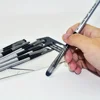 10pcs Professional Filbert Paint Brush Set with Wooden Handles - Durable Nylon Bristles for Acrylic, Watercolor Gouache Painting 3
