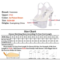Sandales lumineuses pour femmes, talons transparents de 17.5CM, plateforme lumineuse, chaussures de danse pôle, chaussures d'été transparentes en PVC 4