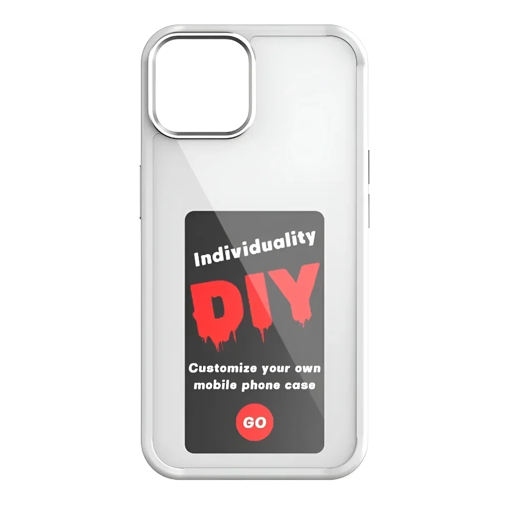E-Ink Display Smart NFC Refresh Phone Case - DIY Back Display Protection, Battery-Free