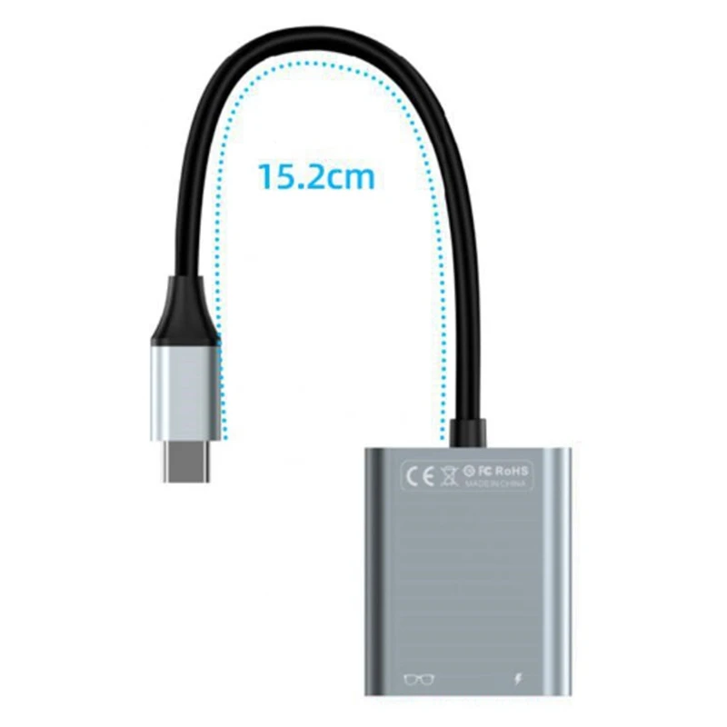 AR Transmission Charging Module AR Glasses Hub Charging Adapter Suit For Thunderbird Air, Rokid, Xreal Air Smart Glasses